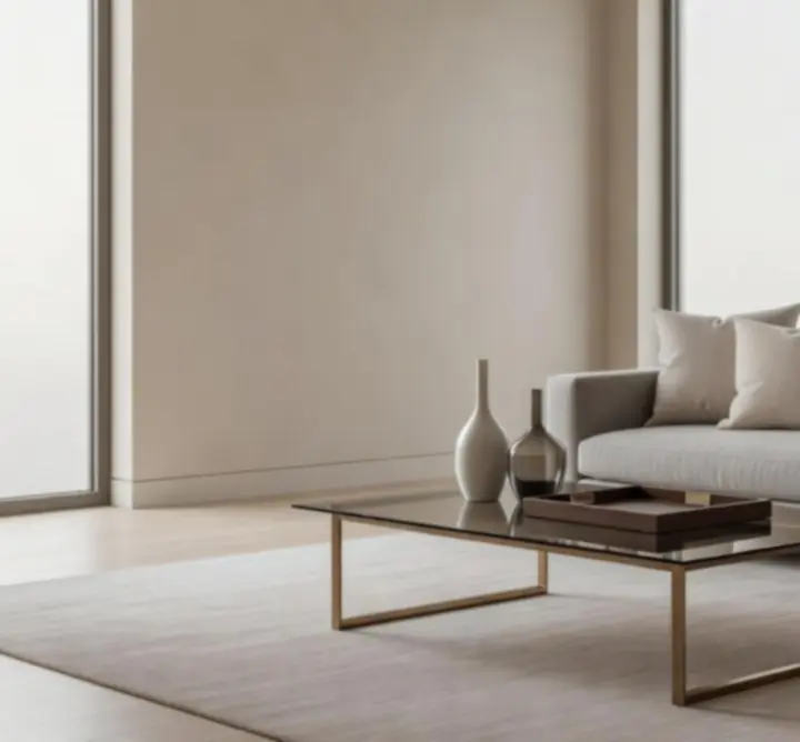 Elegancka aranżacja salonu z designerskimi akcesoriami dekoracyjnymi