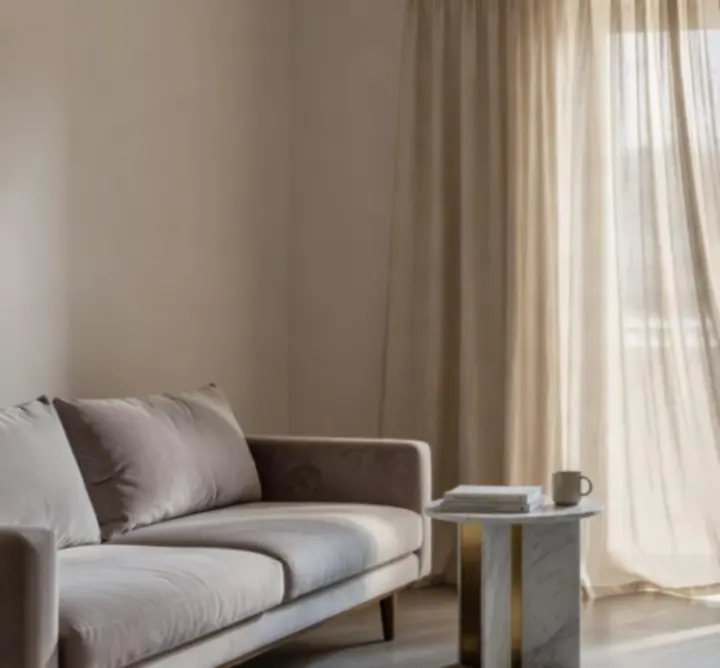 Eleganckie zasłony i firany przepuszczające delikatne światło